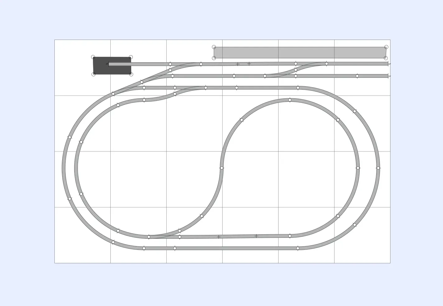Simple Oval + Return loop